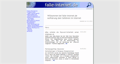 Desktop Screenshot of falle-internet.de