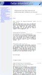 Mobile Screenshot of falle-internet.de