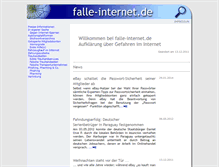 Tablet Screenshot of falle-internet.de